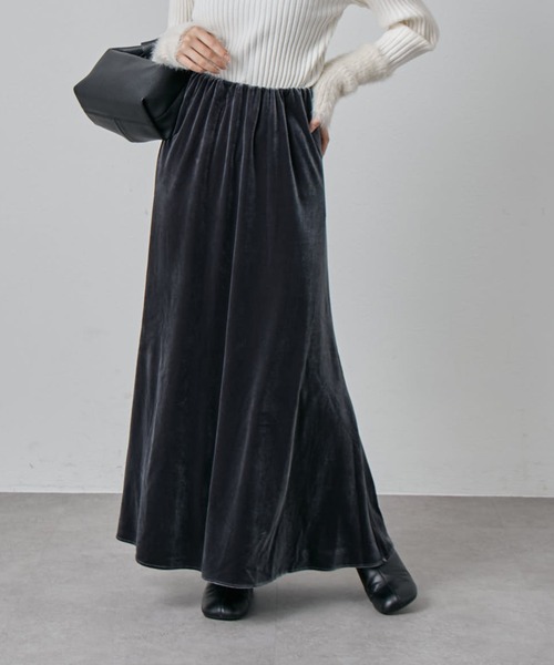Lui's(ルイス)の「ベロアマーメイドスカート(スカート・レディース・ブラック/アイボリー/グレー・36/38)」の20枚目の写真