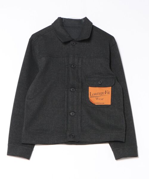 LE CERCLE par rope'（ルセルクルパーロペ）の「ツイードライクテクスチャーショートブルゾン/セットアップ対応（テーラードジャケット・メンズ・ブラック/チャコールグレー/ダークブラウン・L/LL/M/S）」の16枚目の写真