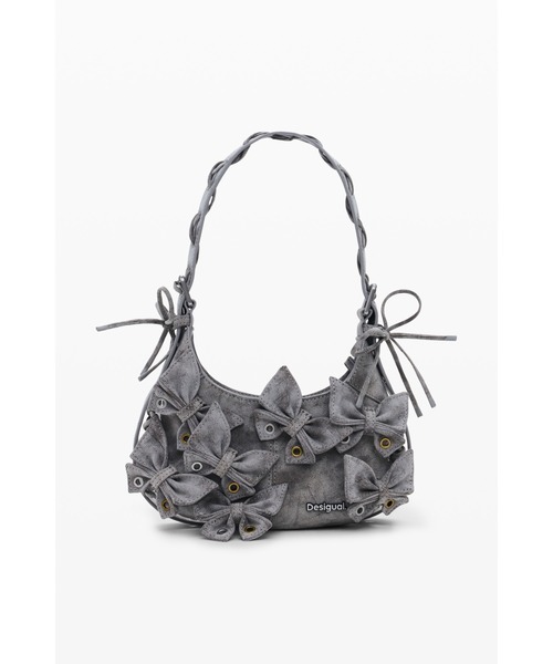 Desigual(デシグアル)の「3Dバタフライアップリケ クロスボディバッグ(ハンドバッグ・レディース・ブラック・FREE)」の1枚目の写真