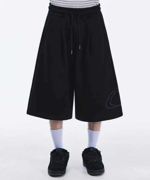 SCALLYWAG（スカリーワグ）の「サイドビッグロゴバミューダスウェットショーツ[ブラック]（その他パンツ・レディース・その他・MEDIUM/LARGE）」の3枚目の写真