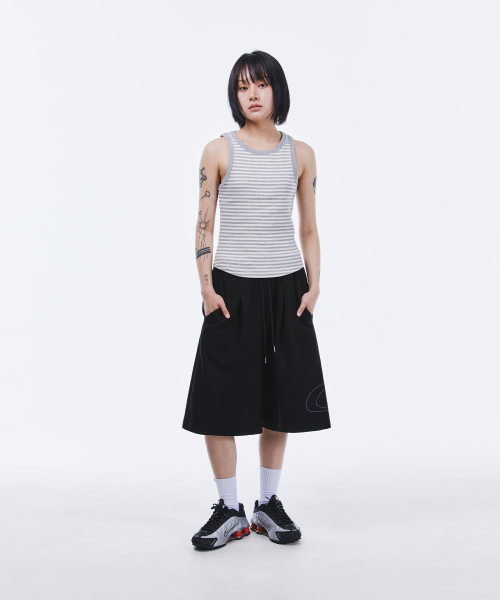 SCALLYWAG（スカリーワグ）の「サイドビッグロゴバミューダスウェットショーツ[ブラック]（その他パンツ・レディース・その他・MEDIUM/LARGE）」の6枚目の写真