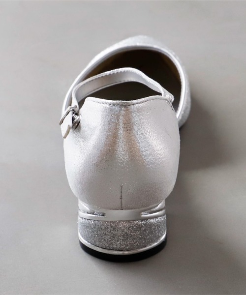 Cupid Heart（キューピッドハート）の「【Cupid Heart】結婚式用！ローブロックヒールラメグリッターパンプス（パンプス・レディース・ブラック/シルバー/ベージュ・SMALL/MEDIUM/LARGE）」の11枚目の写真