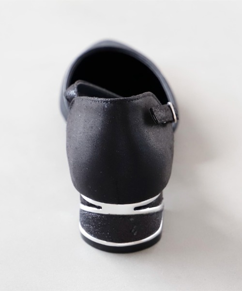 Cupid Heart（キューピッドハート）の「【Cupid Heart】結婚式用！ローブロックヒールラメグリッターパンプス（パンプス・レディース・ブラック/シルバー/ベージュ・SMALL/MEDIUM/LARGE）」の20枚目の写真