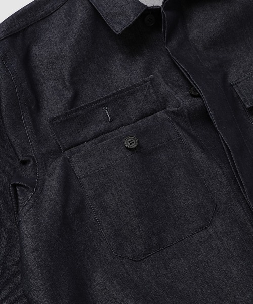 COMME des GARCONS HOMME（コム デ ギャルソン・オム）の「COTTON DENIM BLOUSON（デニムジャケット・メンズ・インディゴブルー・L/M/S/XS）」の9枚目の写真