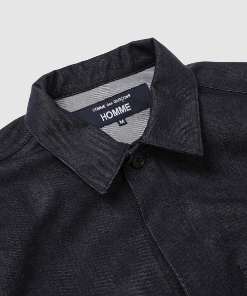 COMME des GARCONS HOMME（コム デ ギャルソン・オム）の「COTTON DENIM BLOUSON（デニムジャケット・メンズ・インディゴブルー・L/M/S/XS）」の8枚目の写真