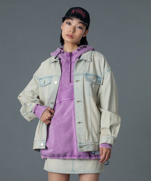 CURSIVE LOGO DENIM JACKET（デニムジャケット）｜X-girl（エックス