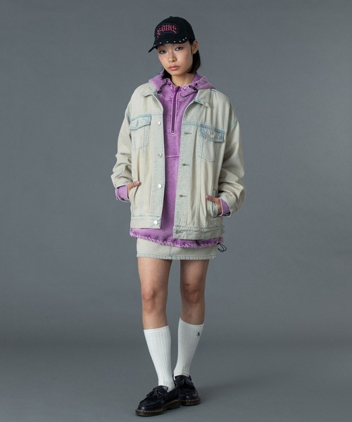 CURSIVE LOGO DENIM JACKET（デニムジャケット）｜X-girl（エックス