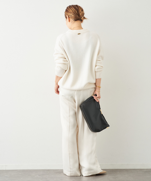 CASHY OVER クルーネックプルオーバー（ニット/セーター）｜Deuxieme