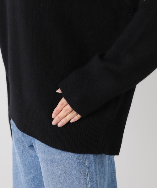CASHY OVER クルーネックプルオーバー（ニット/セーター）｜Deuxieme