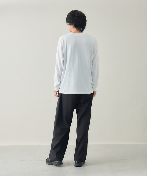 kuros'(クロス)の「【kuros'オリジナル】イージーワイドタックパンツ(スラックス・レディース・ブラック/グレー・SMALL/MEDIUM/LARGE)」の16枚目の写真