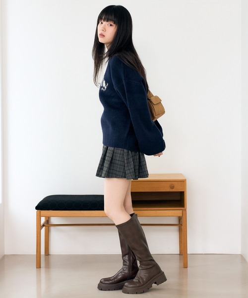 Heather(ヘザー)の「ウエストフリルミニスカート 612867(スカート・レディース・グレー系その他2/ベージュ/グレー系その他・FREE)」の11枚目の写真