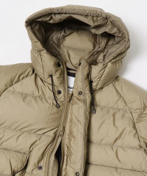 GYMPHLEX（ジムフレックス）の「GYMPHLEX　DOWN HOODED SHORT JACKET（ダウンジャケット/コート・レディース・ブラック/ライトベージュ/チャコールグレー・12）」の10枚目の写真