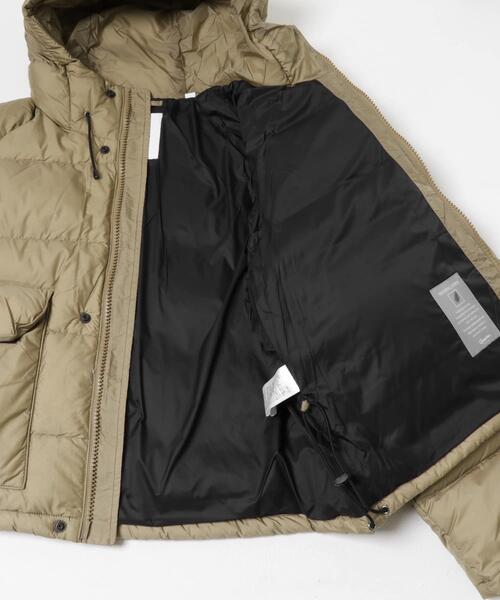 GYMPHLEX（ジムフレックス）の「GYMPHLEX　DOWN HOODED SHORT JACKET（ダウンジャケット/コート・レディース・ブラック/ライトベージュ/チャコールグレー・12）」の12枚目の写真