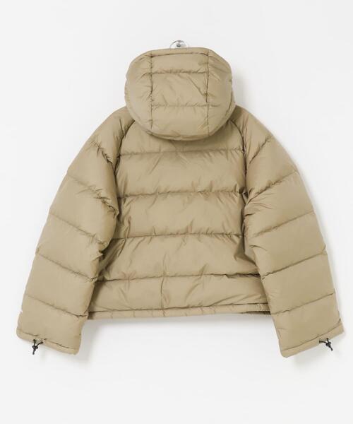 GYMPHLEX（ジムフレックス）の「GYMPHLEX　DOWN HOODED SHORT JACKET（ダウンジャケット/コート・レディース・ブラック/ライトベージュ/チャコールグレー・12）」の13枚目の写真