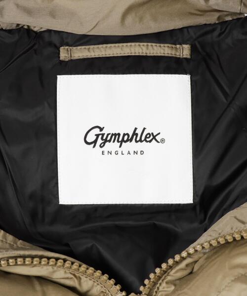 GYMPHLEX（ジムフレックス）の「GYMPHLEX　DOWN HOODED SHORT JACKET（ダウンジャケット/コート・レディース・ブラック/ライトベージュ/チャコールグレー・12）」の15枚目の写真