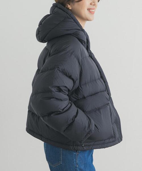 GYMPHLEX（ジムフレックス）の「GYMPHLEX　DOWN HOODED SHORT JACKET（ダウンジャケット/コート・レディース・ブラック/ライトベージュ/チャコールグレー・12）」の17枚目の写真