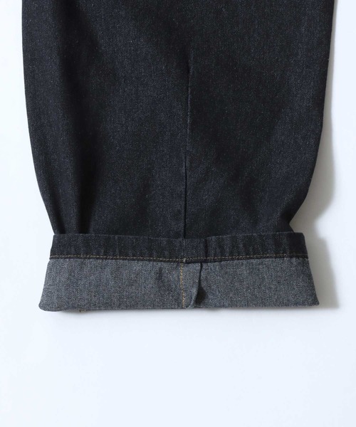 SITRY(シトリー)の「Plaid Pattern Motif Logo Barrel Leg Denim Pants/チェック柄 モチーフ ロゴ バレルレッグデニムパンツ ワイドデニムパンツ(デニムパンツ・メンズ・ブルー系その他/ブラック系その他2/ブルー系その他2/ブラック系その他/ブルー系その他3/ブラック系その他3・M/L)」の11枚目の写真