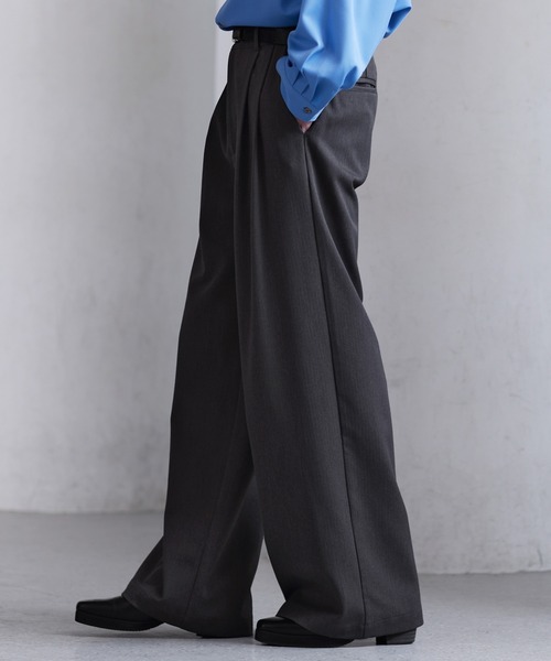 CLEL（クレイル）の「【CLEL】Herringbone Prime TR Stripe 2Tuck