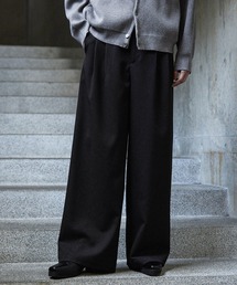 超美品　ジャンルイ・シェレル　ロングコート　ヘリンボーン　カシミヤ　ブラック 9/23(水) 発売!!HERILL CASHMERE DENIM 4型販売開始!!コートは2型