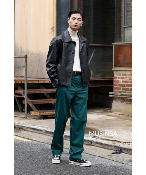 DRAW FIT（ドローフィット）の「ラインスモークレザージャケット [SMOKE BLACK]（ライダースジャケット・メンズ・その他・MEDIUM/X-LARGE/LARGE）」の4枚目の写真