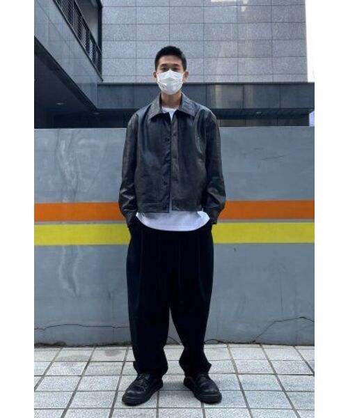 DRAW FIT（ドローフィット）の「ラインスモークレザージャケット [SMOKE BLACK]（ライダースジャケット・メンズ・その他・MEDIUM/X-LARGE/LARGE）」の8枚目の写真