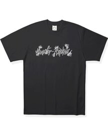 ムーブメント ベーシック フラワー グレー Tシャツ ブラック