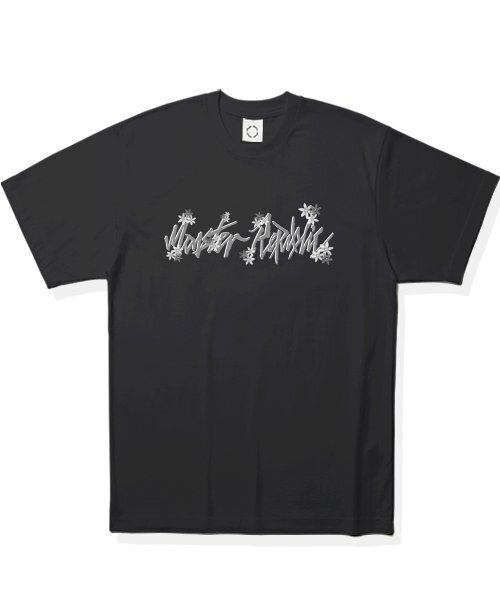 MONSTER REPUBLIC(モンスターリパブリック)の「ムーブメント ベーシック フラワー グレー Tシャツ ブラック(Tシャツ/カットソー・レディース・その他・LARGE/MEDIUM/SMALL/X-LARGE)」の1枚目の写真