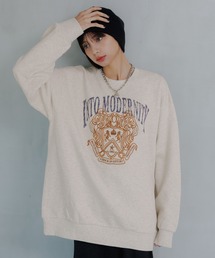 PAGEBOY（ページボーイ）の「【SHORT＆LONGの2サイズ展開】プレッピーカレッジスウェット（スウェット）」