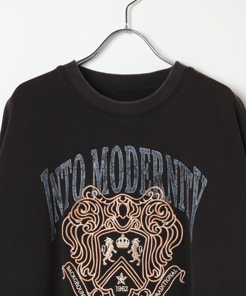 PAGEBOY（ページボーイ）の「【SHORT＆LONGの2サイズ展開】プレッピーカレッジスウェット（スウェット・レディース・グレー/チャコールグレー/モスグリーン・FREE/SMALL）」の18枚目の写真