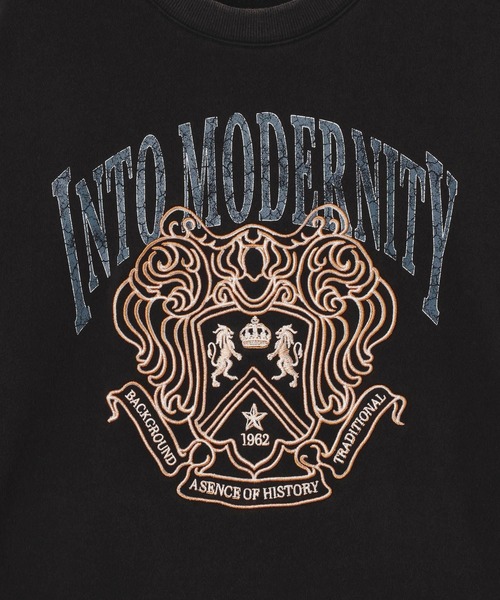 PAGEBOY（ページボーイ）の「【SHORT＆LONGの2サイズ展開】プレッピーカレッジスウェット（スウェット・レディース・グレー/チャコールグレー/モスグリーン・FREE/SMALL）」の9枚目の写真