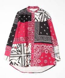 Children of the discordance / ×YAGI BANDANA PATCHWORK SHIRTS LS / COTDSH-141