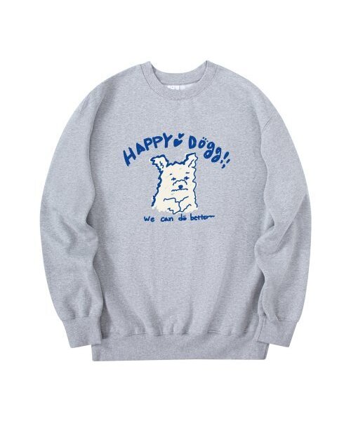 RADINEO(ラディネオ)の「ハッピードギー スウェット グレー(スウェット・メンズ・その他・LARGE/MEDIUM/X-LARGE)」の1枚目の写真