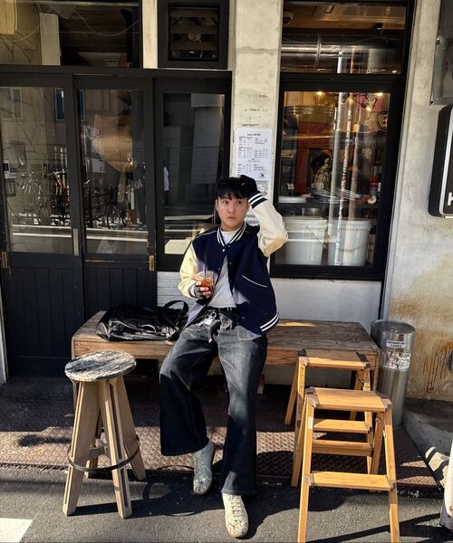ROLLINGSTUDIOS(ローリングスタジオ)の「TEDDY JACKET WOOL BLACK(スタジャン・メンズ・その他・SMALL/MEDIUM/LARGE/X-LARGE)」の7枚目の写真