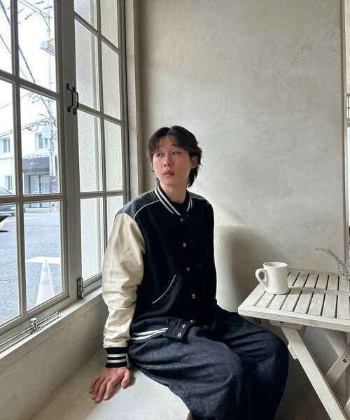 ROLLINGSTUDIOS(ローリングスタジオ)の「TEDDY JACKET WOOL BLACK(スタジャン・メンズ・その他・SMALL/MEDIUM/LARGE/X-LARGE)」の10枚目の写真