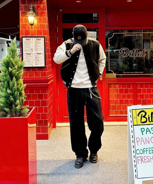 ROLLINGSTUDIOS(ローリングスタジオ)の「TEDDY JACKET WOOL BLACK(スタジャン・メンズ・その他・SMALL/MEDIUM/LARGE/X-LARGE)」の12枚目の写真