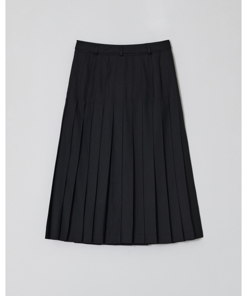 LENUEE（ルヌイ）の「Belted wool pleated skirt - Black（スカート・レディース・その他・MEDIUM/SMALL）」の4枚目の写真