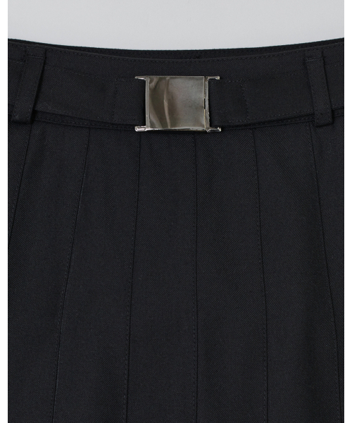 LENUEE（ルヌイ）の「Belted wool pleated skirt - Black（スカート・レディース・その他・MEDIUM/SMALL）」の5枚目の写真