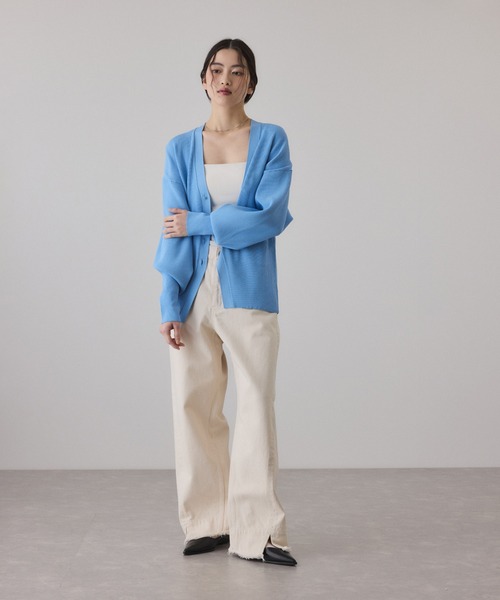 ADAM ET ROPE'（アダムエロペ）の「ポインテッドトゥフラットパンプス（パンプス・レディース・オフホワイト/ブラック・23/23.5/24/24.5）」の7枚目の写真