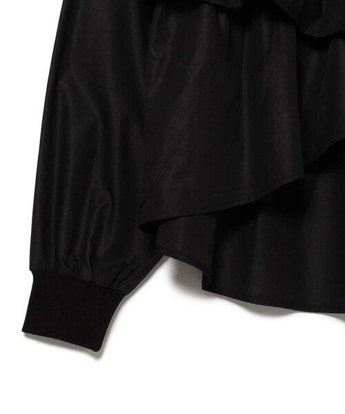 BEAMS HEART(ビームスハート)の「ペプラム ドッキング プルオーバー(Tシャツ/カットソー・レディース・オフホワイト/ブラック/サックスブルー・FREE)」の14枚目の写真