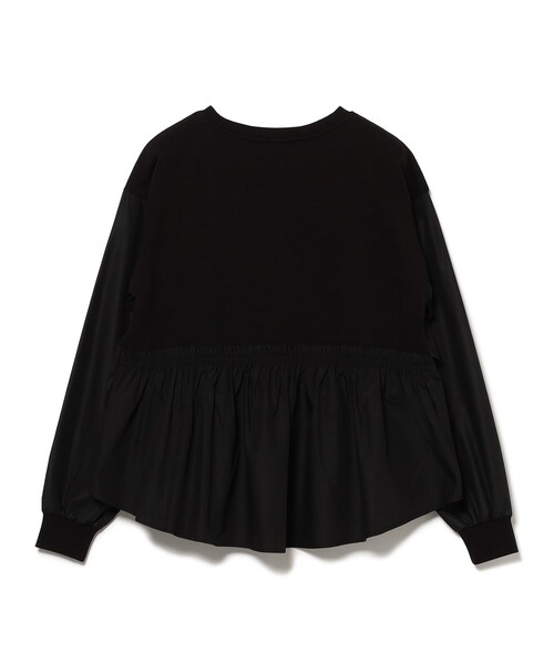 BEAMS HEART(ビームスハート)の「ペプラム ドッキング プルオーバー(Tシャツ/カットソー・レディース・オフホワイト/ブラック/サックスブルー・FREE)」の15枚目の写真