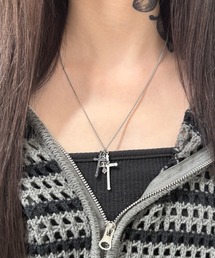 Figments（フィグメンツ）の「トリプルクロスネックレス（ネックレス）」