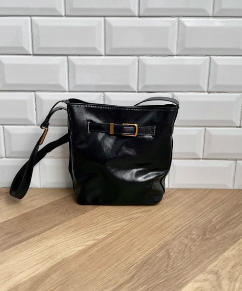 wears（ウェアーズ）の「コンパクトPUミニスクエアショルダーバッグ（ショルダーバッグ・レディース・ブラック/ブラウン・FREE）」の22枚目の写真