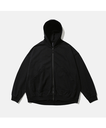 MOIF（モイフ）の「[AW25] BAGGY ZIP HOODED SWEAT / BLACK（パーカー）」