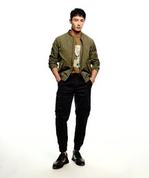 SOLEW（ソル）の「Cargo Jogger Pants_Black（スウェットパンツ）」