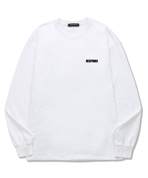 OUSE（オウズ）の「ベーシックフォントロングスリーブ (DLS026) ホワイト（Tシャツ/カットソー・レディース・その他・SMALL/MEDIUM/LARGE/X-LARGE/XX-LARGE）」の2枚目の写真