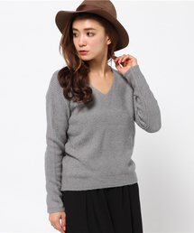 MOUSSY | Deep V knit POK(ニット/セーター)