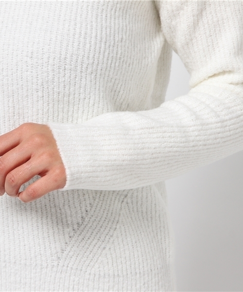 MOUSSY（マウジー）の「Deep V knit POK（ニット/セーター・レディース・ライトピンク/ベージュ/トップグレー/オフホワイト・FREE）」の8枚目の写真