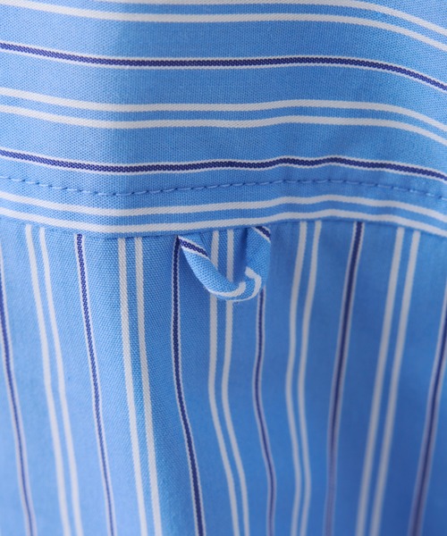 COLLAGE GALLARDAGALANTE(コラージュガリャルダガランテ)の「アレンジオーバーシャツ(シャツ/ブラウス・レディース・ホワイト/ネイビー/サックスブルー・FREE)」の5枚目の写真