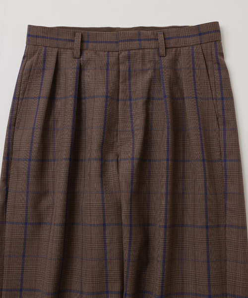 UNFOLLOW(アンフォロー)の「【FOLL / フォル】wool mohair baggy fit trouser(スラックス・メンズ・ブラウン/ネイビー/ベージュ・3/2)」の4枚目の写真