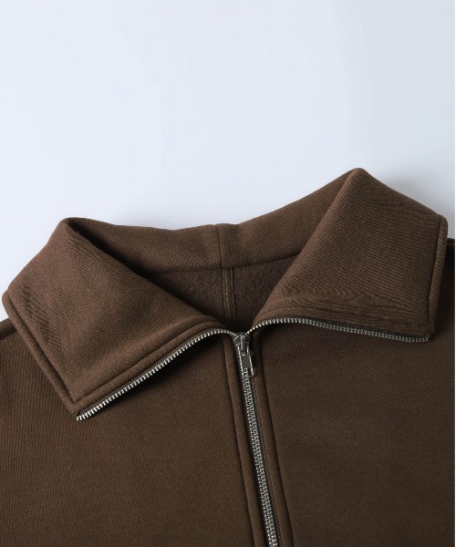 AMELY(エミリー)の「裏起毛ジップアップスウェットトップス(パーカー・レディース・グレー/ブラック/ブラウン・フリー)」の15枚目の写真